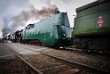 Poland, Wolsztyn, Parade of steam engines